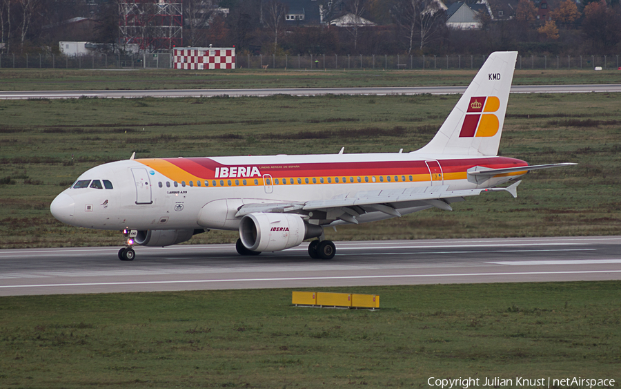 Iberia Airbus A319-111 (EC-KMD) | Photo 92690