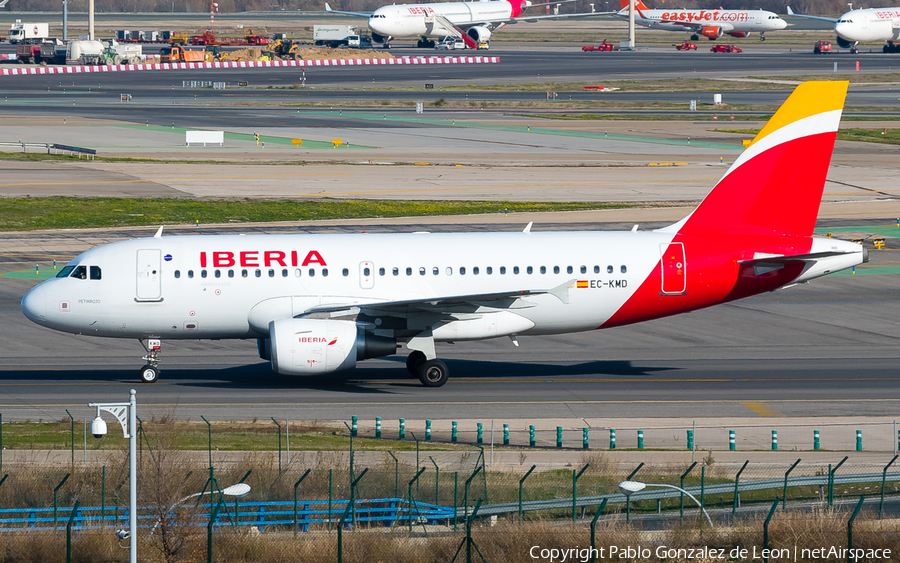 Iberia Airbus A319-111 (EC-KMD) | Photo 339081