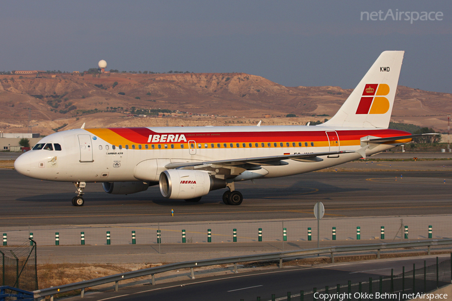 Iberia Airbus A319-111 (EC-KMD) | Photo 52060
