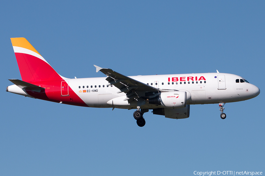 Iberia Airbus A319-111 (EC-KMD) | Photo 615995