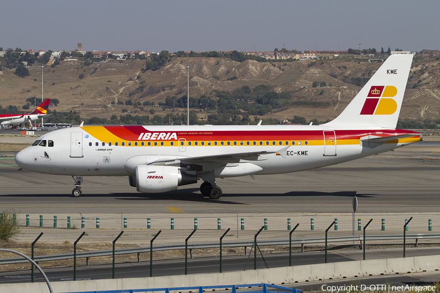 Iberia Airbus A319-111 (EC-KME) | Photo 371154