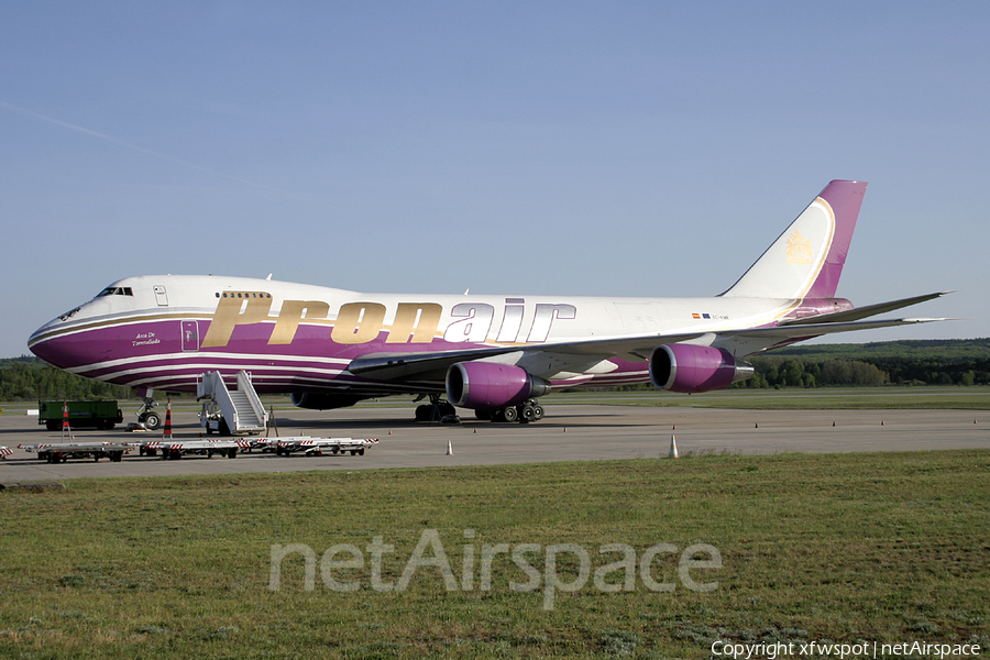 Pronair Airlines Boeing 747-245F(SCD) (EC-KMR) | Photo 446439