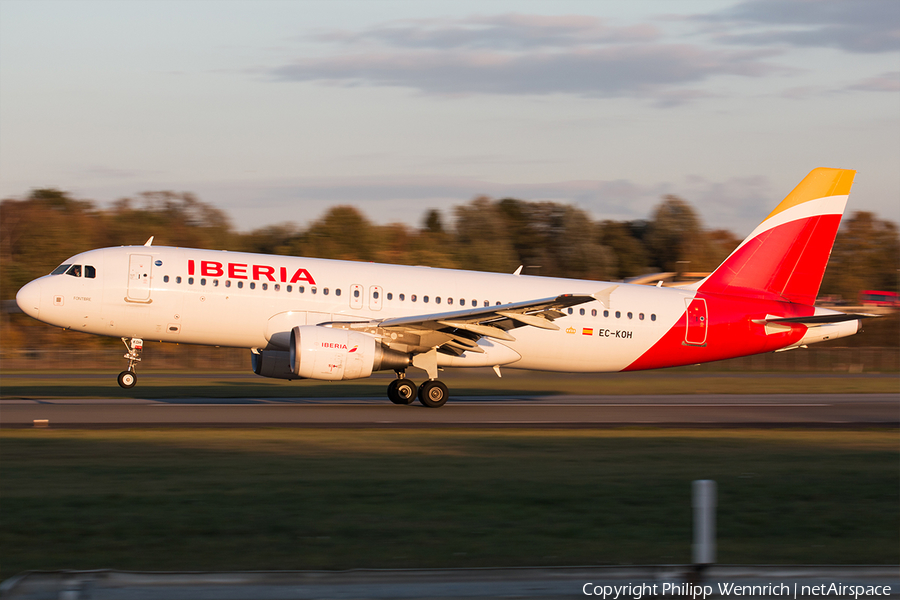 Iberia Airbus A320-214 (EC-KOH) | Photo 288965