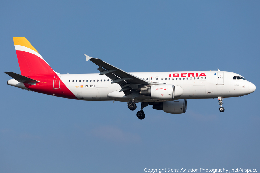 Iberia Airbus A320-214 (EC-KOH) | Photo 323186