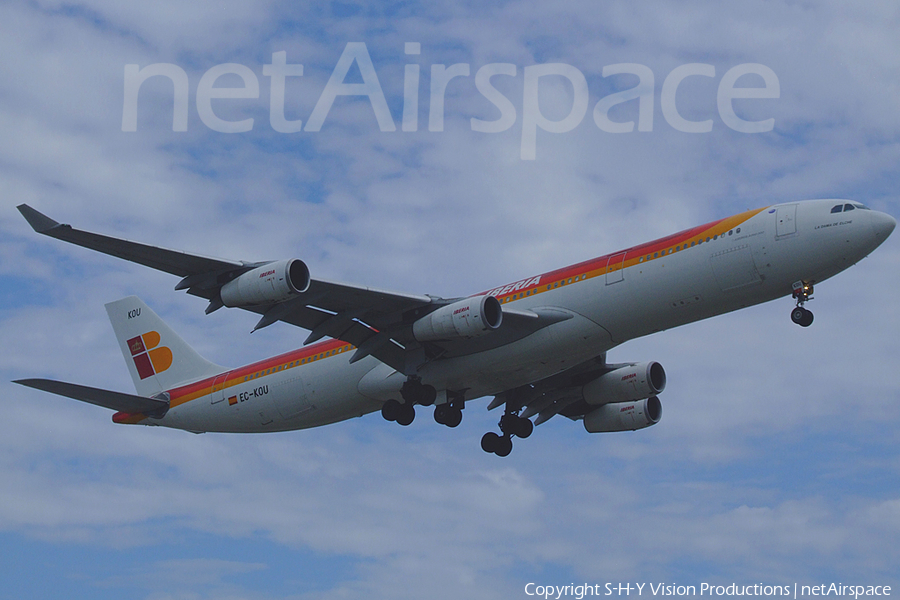 Iberia Airbus A340-313 (EC-KOU) | Photo 10820