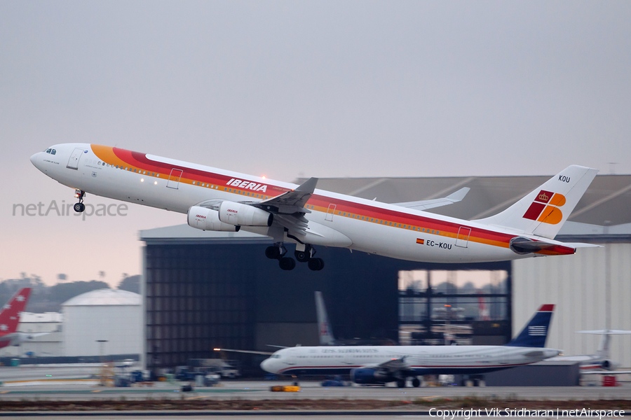 Iberia Airbus A340-313 (EC-KOU) | Photo 11329