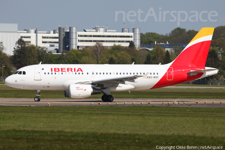 Iberia Airbus A319-111 (EC-KOY) | Photo 107879