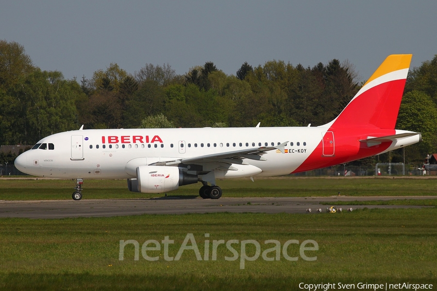 Iberia Airbus A319-111 (EC-KOY) | Photo 108374