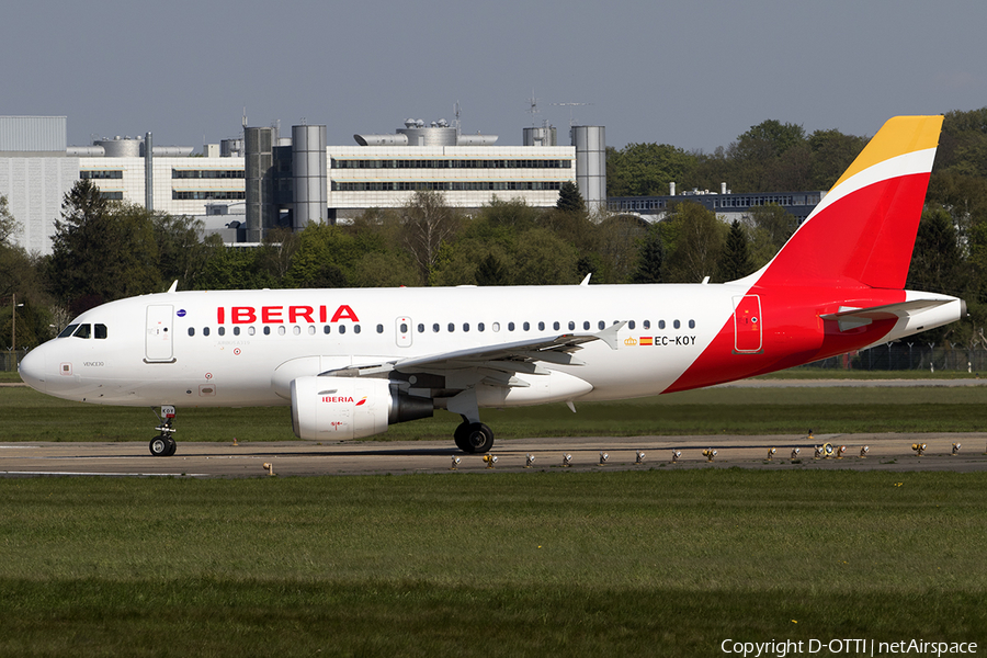 Iberia Airbus A319-111 (EC-KOY) | Photo 554691
