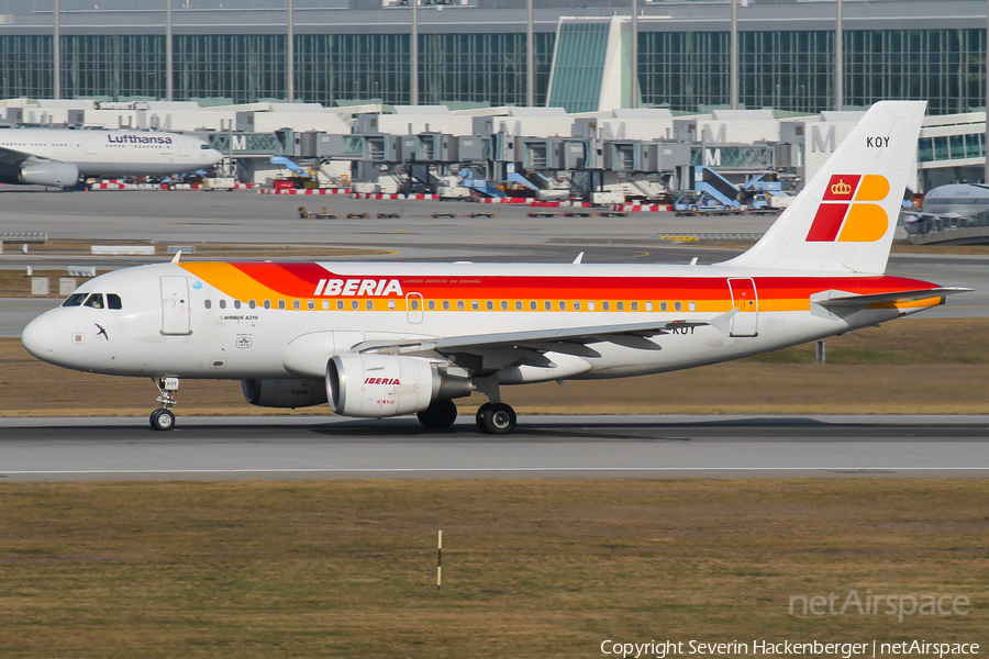Iberia Airbus A319-111 (EC-KOY) | Photo 230927