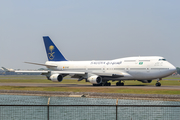 Saudi Arabian Airlines (Wamos Air) Boeing 747-412 (EC-KQC) at  Surabaya - Juanda International, Indonesia