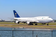 Saudi Arabian Airlines (Wamos Air) Boeing 747-412 (EC-KQC) at  Surabaya - Juanda International, Indonesia