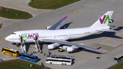 Wamos Air Boeing 747-412 (EC-KQC) at  Rostock-Laage, Germany