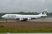 Wamos Air Boeing 747-412 (EC-KQC) at  Rostock-Laage, Germany