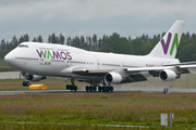 Wamos Air Boeing 747-412 (EC-KQC) at  Rostock-Laage, Germany