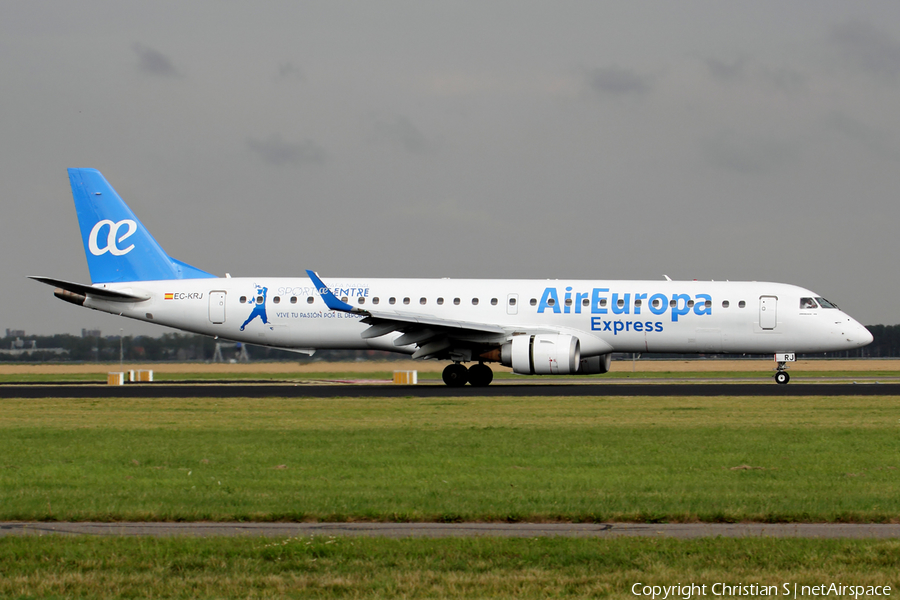 Air Europa Embraer ERJ-195LR (ERJ-190-200LR) (EC-KRJ) | Photo 177789