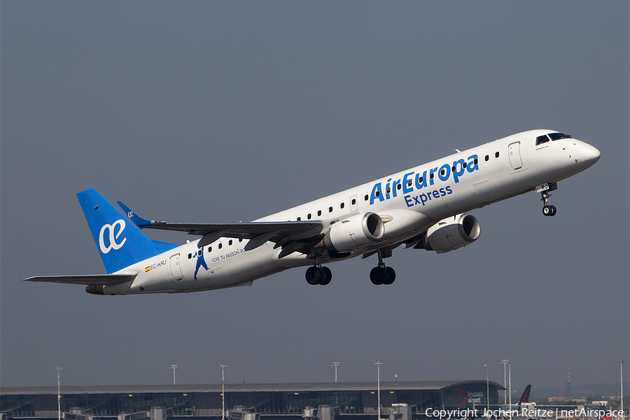 Air Europa Embraer ERJ-195LR (ERJ-190-200LR) (EC-KRJ) | Photo 164682