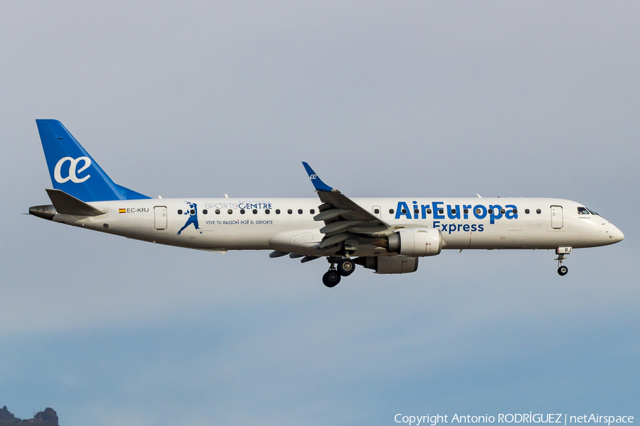 Air Europa Embraer ERJ-195LR (ERJ-190-200LR) (EC-KRJ) | Photo 167088