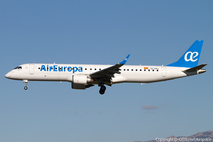 Air Europa Embraer ERJ-195LR (ERJ-190-200LR) (EC-KRJ) | Photo 523686
