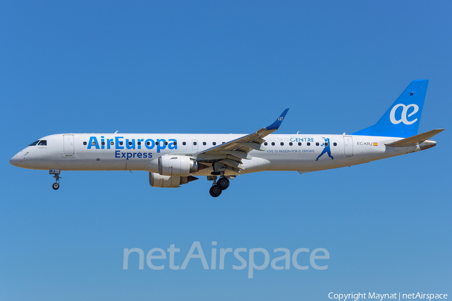 Air Europa Express Embraer ERJ-195LR (ERJ-190-200LR) (EC-KRJ) | Photo 208276