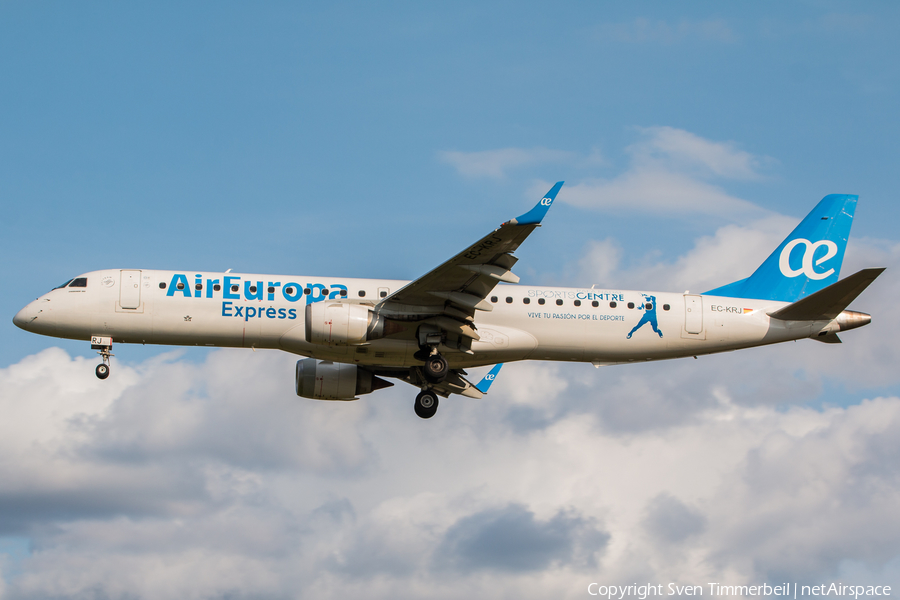 Air Europa Express Embraer ERJ-195LR (ERJ-190-200LR) (EC-KRJ) | Photo 262308