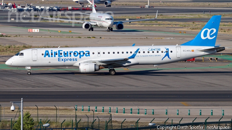 Air Europa Express Embraer ERJ-195LR (ERJ-190-200LR) (EC-KRJ) | Photo 180014