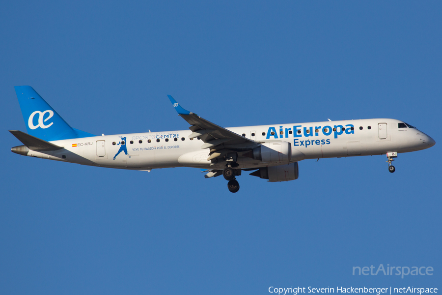 Air Europa Express Embraer ERJ-195LR (ERJ-190-200LR) (EC-KRJ) | Photo 191761