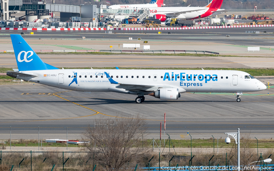Air Europa Express Embraer ERJ-195LR (ERJ-190-200LR) (EC-KRJ) | Photo 340610
