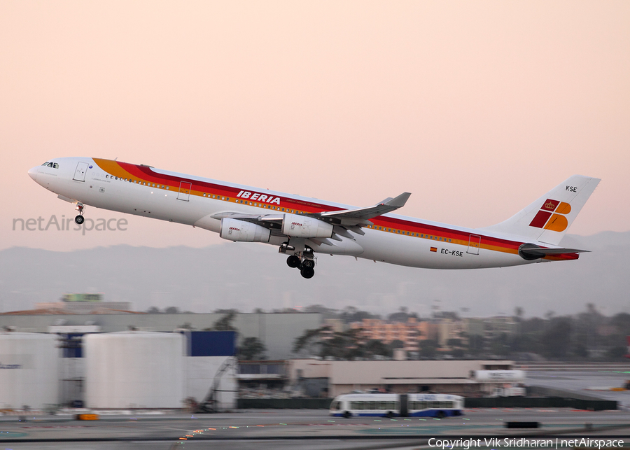 Iberia Airbus A340-313X (EC-KSE) | Photo 11267