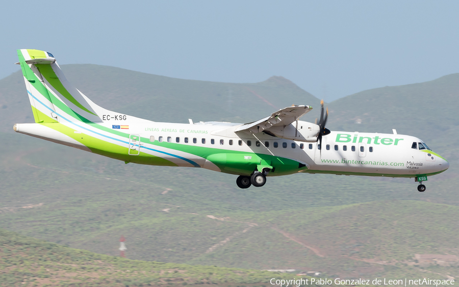 Binter Canarias (Naysa) ATR 72-500 (EC-KSG) | Photo 339967