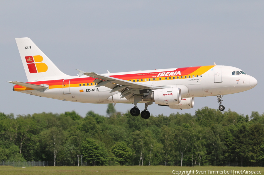 Iberia Airbus A319-111 (EC-KUB) | Photo 109195