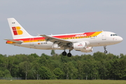 Iberia Airbus A319-111 (EC-KUB) at  Hamburg - Fuhlsbuettel (Helmut Schmidt), Germany