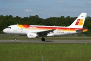 Iberia Airbus A319-111 (EC-KUB) at  Hamburg - Fuhlsbuettel (Helmut Schmidt), Germany