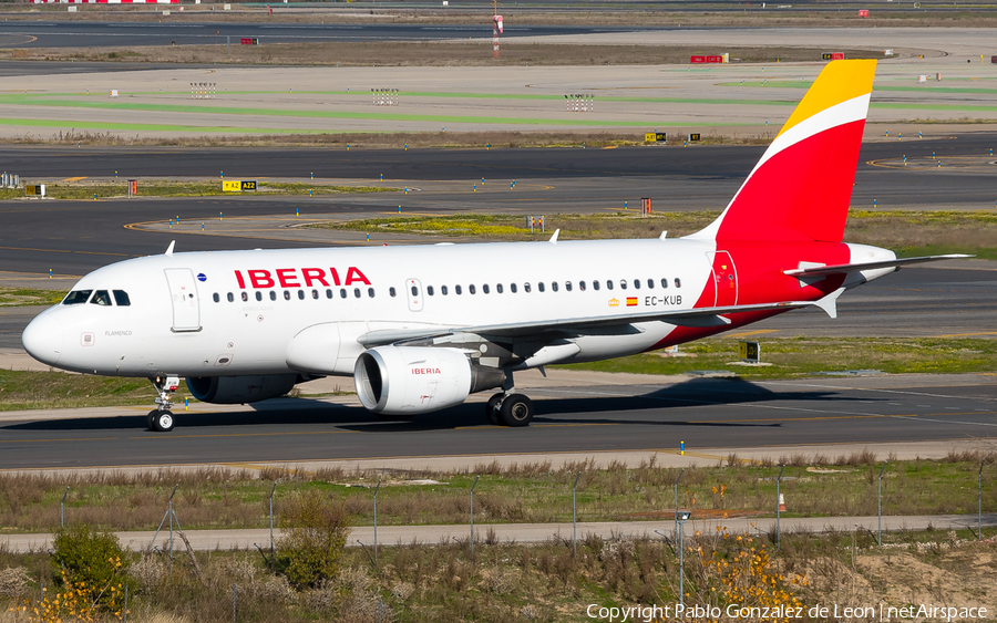 Iberia Airbus A319-111 (EC-KUB) | Photo 339087