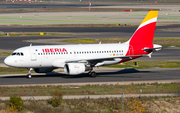 Iberia Airbus A319-111 (EC-KUB) at  Madrid - Barajas, Spain