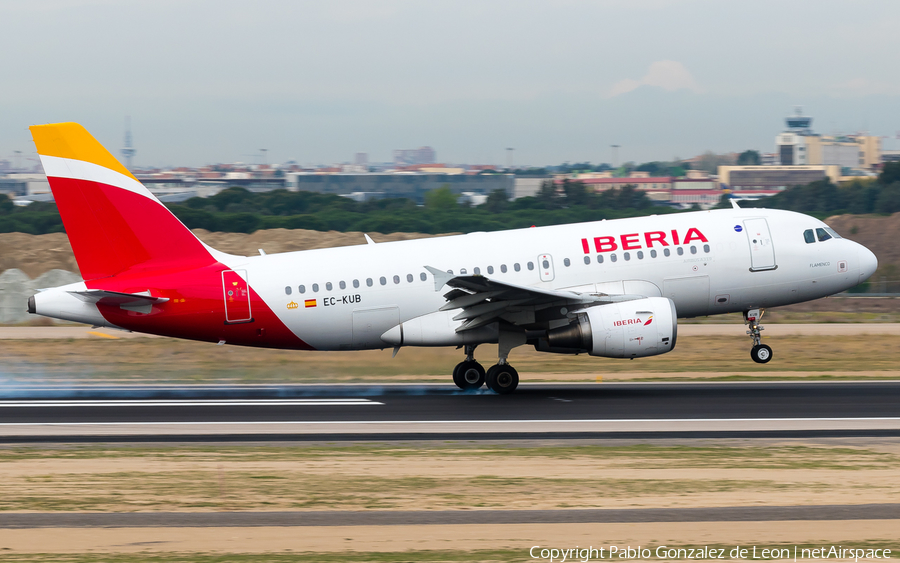 Iberia Airbus A319-111 (EC-KUB) | Photo 339090