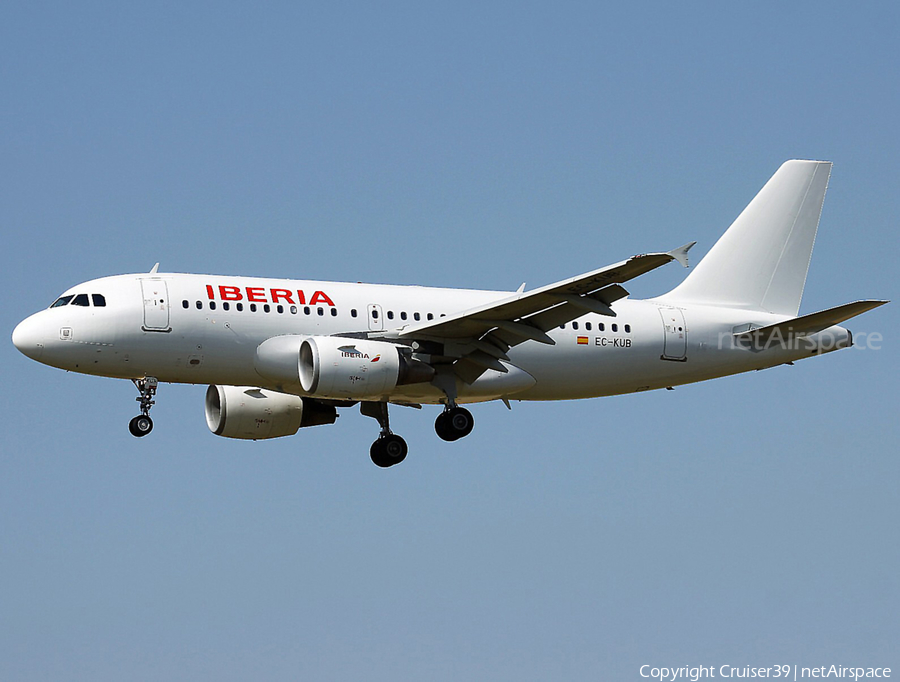 Iberia Airbus A319-111 (EC-KUB) | Photo 536339