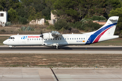 Air Europa (Swiftair) ATR 72-500 (EC-KVI) at  Palma De Mallorca - Son San Juan, Spain