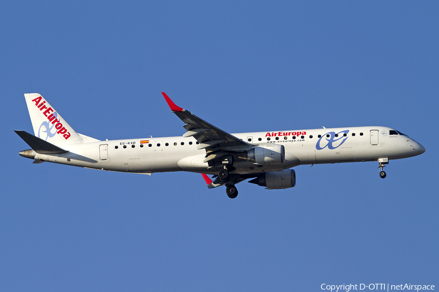 Air Europa Embraer ERJ-195LR (ERJ-190-200LR) (EC-KXD) | Photo 370675