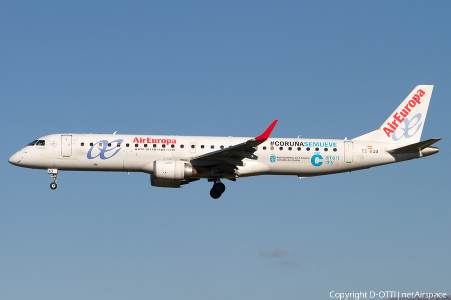 Air Europa Embraer ERJ-195LR (ERJ-190-200LR) (EC-KXD) | Photo 523685