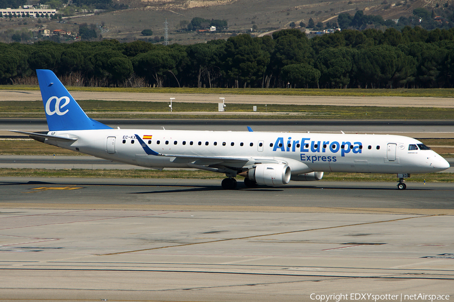 Air Europa Express Embraer ERJ-195LR (ERJ-190-200LR) (EC-KXD) | Photo 310201