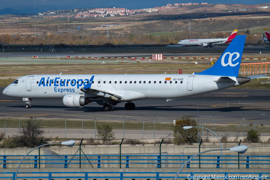 Air Europa Express Embraer ERJ-195LR (ERJ-190-200LR) (EC-KXD) | Photo 360543