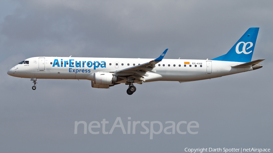 Air Europa Express Embraer ERJ-195LR (ERJ-190-200LR) (EC-KXD) | Photo 372620