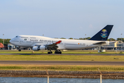 Saudi Arabian Airlines (Wamos Air) Boeing 747-4H6 (EC-KXN) at  Surabaya - Juanda International, Indonesia