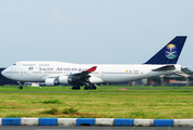 Saudi Arabian Airlines (Wamos Air) Boeing 747-4H6 (EC-KXN) at  Surabaya - Juanda International, Indonesia