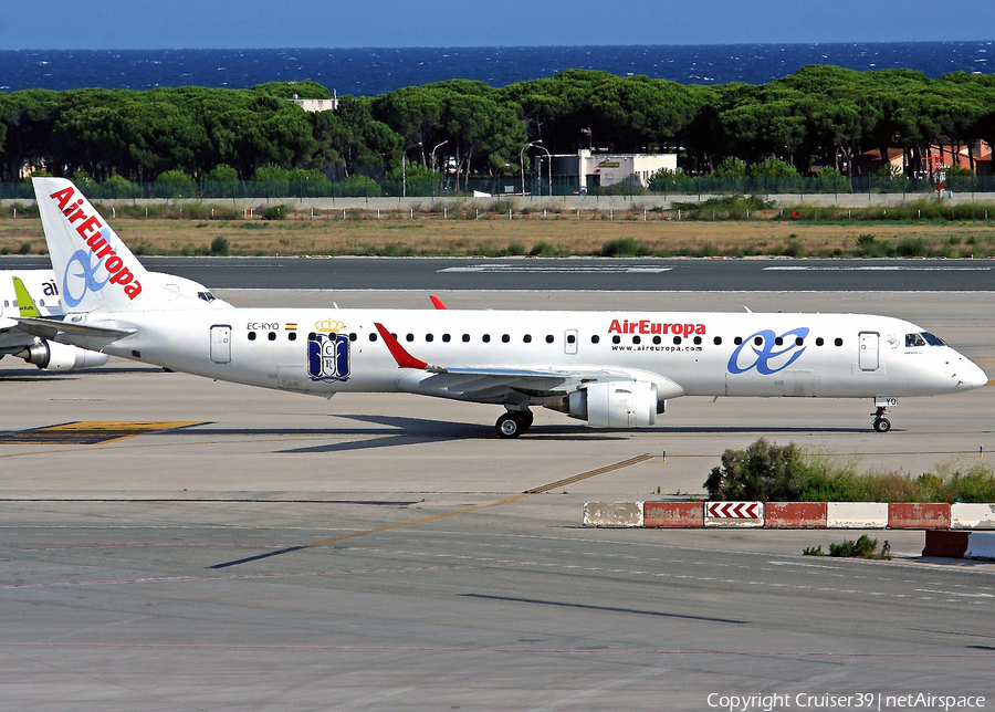 Air Europa Embraer ERJ-195LR (ERJ-190-200LR) (EC-KYO) | Photo 72514
