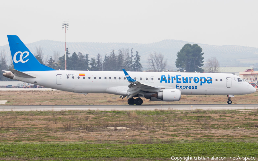 Air Europa Express Embraer ERJ-195LR (ERJ-190-200LR) (EC-KYP) | Photo 213482