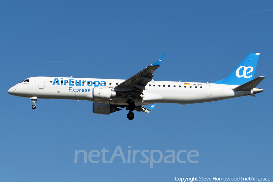 Air Europa Express Embraer ERJ-195LR (ERJ-190-200LR) (EC-KYP) | Photo 273767