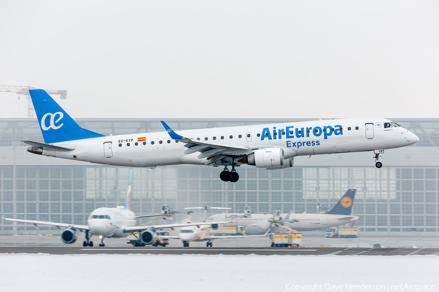 Air Europa Express Embraer ERJ-195LR (ERJ-190-200LR) (EC-KYP) | Photo 226743