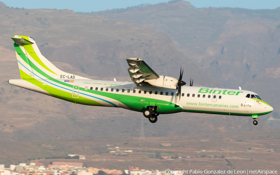 Binter Canarias ATR 72-500 (EC-LAD) | Photo 339977